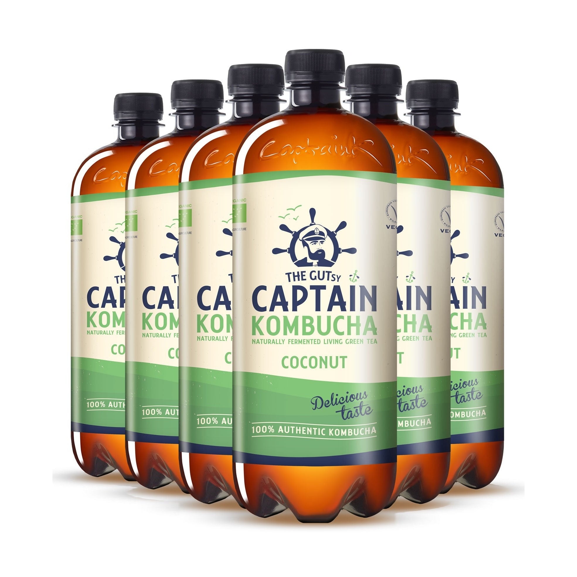 GUTsy Captain Kombucha - Kokos 6 x 1L