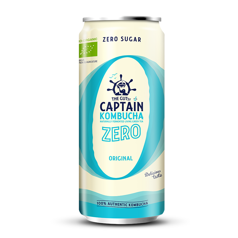 GUTsy Captain Kombucha Zero - Original Dosen 20 x 250ml